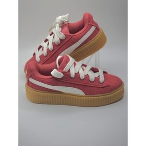PUMA Fenty X Creeper Phatty Corduroy Womens Size 6 Red Sneakers Casual Shoes